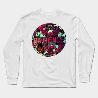 Blue Red Blend Circle of Patience Long Sleeve T-Shirt